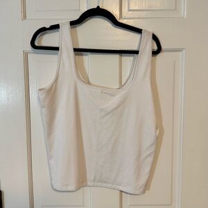 Abercrombie & Fitch |Soft A&F Collection,Double Lined White Tank Top,Size XL-EUC